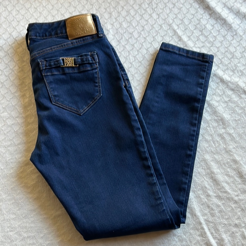 Anne Klein Mid Rise Skinny Jean, size 4 Petite